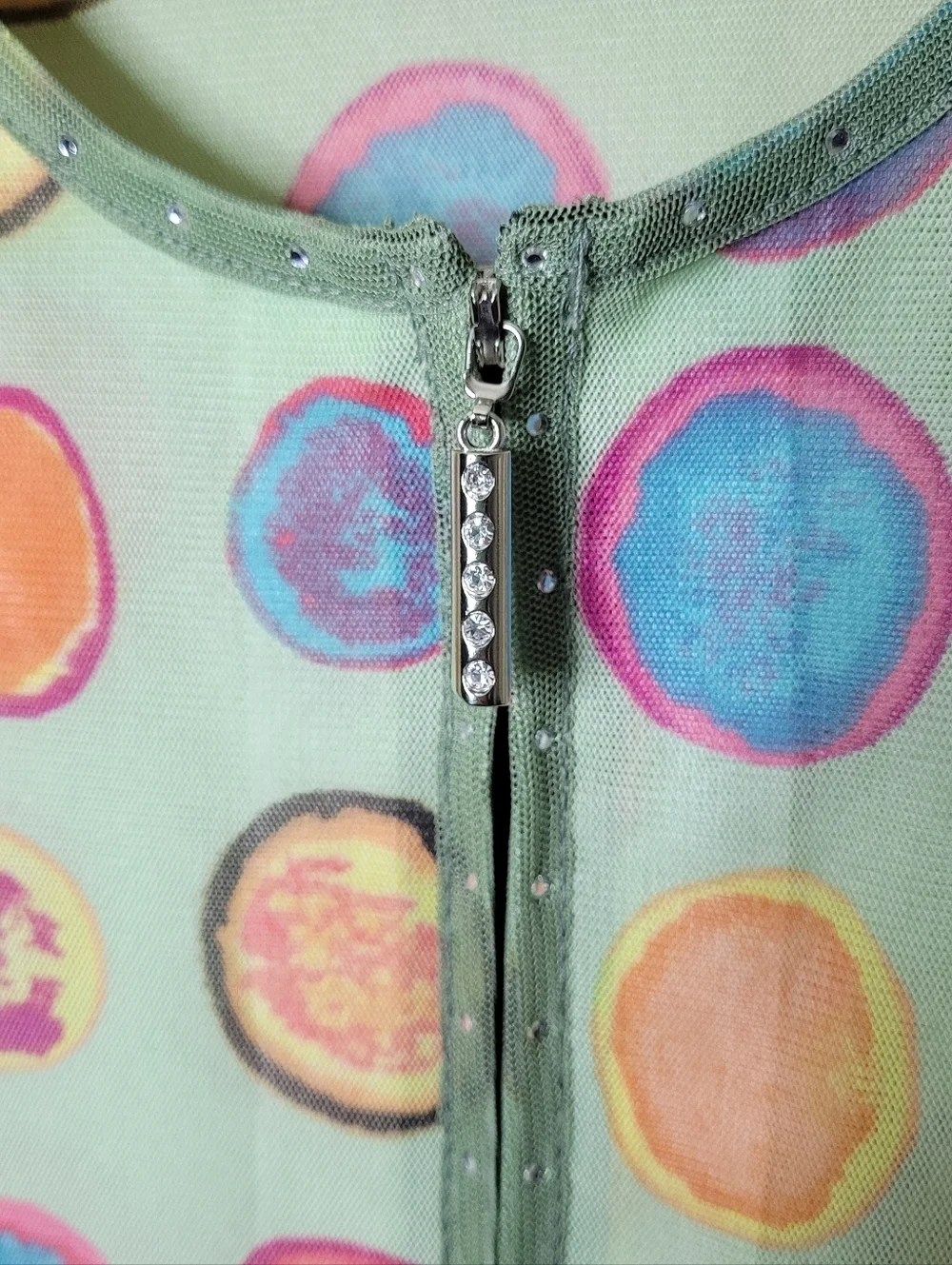 Vintage John Farah Sheer Polka Dot Jacket